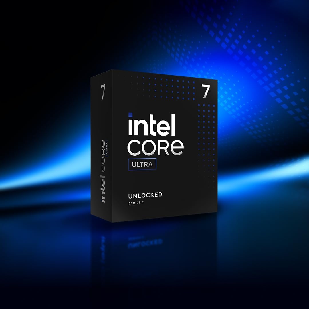 Intel® Core™ Ultra 7 265K processeur pour PC de Bureau 20 cœurs (8 P-Cores + 12 E-Cores) jusqu'à 5,5 GHz