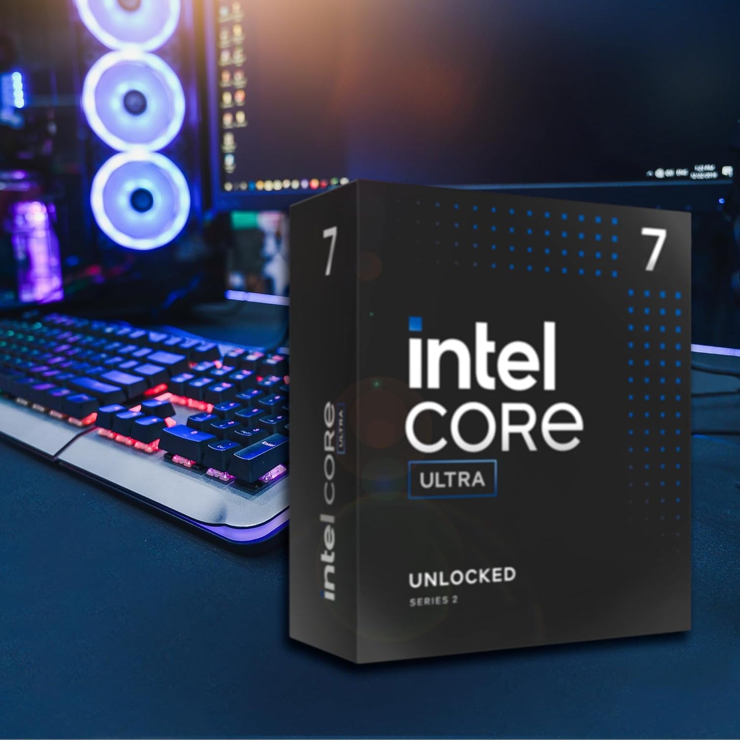 Intel® Core™ Ultra 7 265K processeur pour PC de Bureau 20 cœurs (8 P-Cores + 12 E-Cores) jusqu'à 5,5 GHz