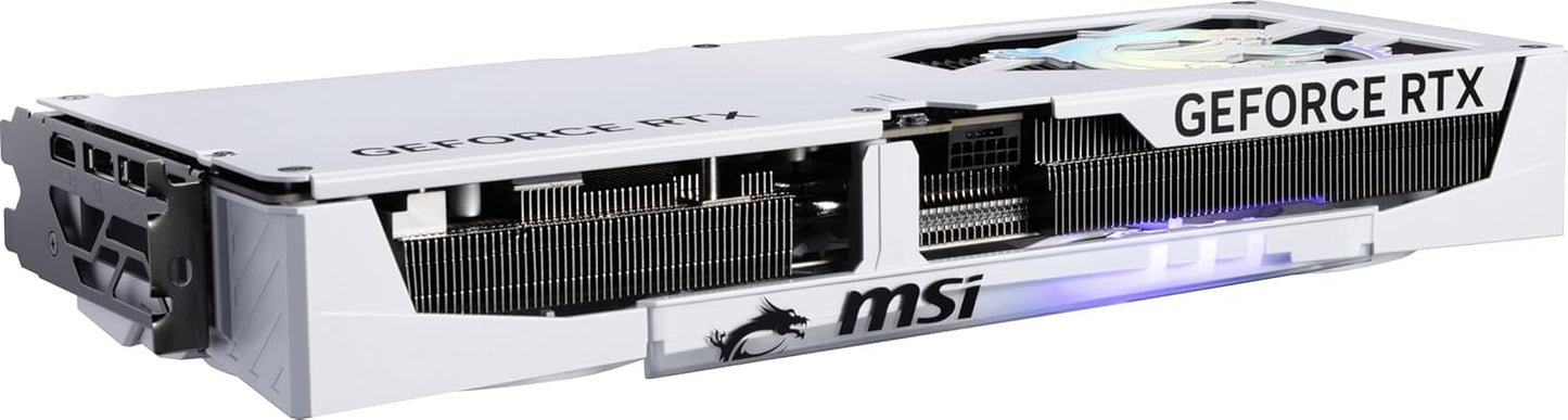 MSI GamingRTX 5070 TI 16G Gaming Trio OC Carte graphique blanche (16 Go GDDR7, 256 bits, performances extrêmes : 2580 MHz, DisplayPort x 3 2.1a, HDMI 2.1b, architecture NVIDIA Blackwell)