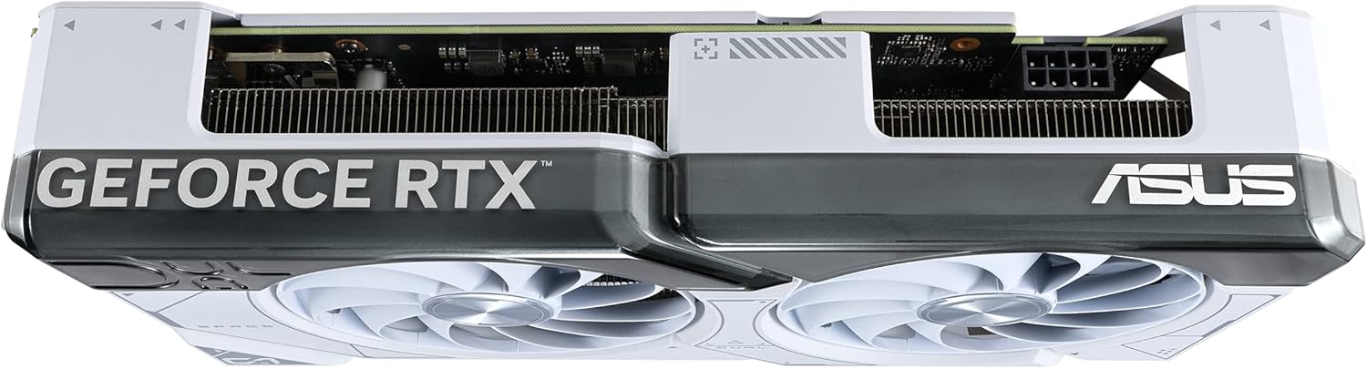 ASUS Dual GeForce RTX™ 4070 White OC Edition 12GB GDDR6X (PCIe 4.0, 12GB GDDR6X, DLSS 3, HDMI 2.1, DisplayPort 1.4a, 2.56-Slot Design, Axial-tech Fan Design, 0dB Technology, and More)