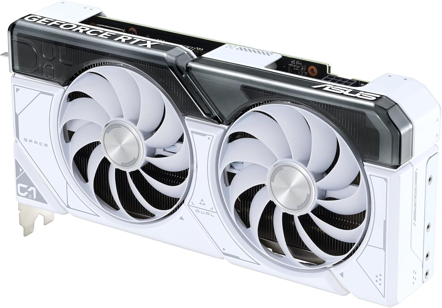 ASUS Dual GeForce RTX™ 4070 White OC Edition 12GB GDDR6X (PCIe 4.0, 12GB GDDR6X, DLSS 3, HDMI 2.1, DisplayPort 1.4a, 2.56-Slot Design, Axial-tech Fan Design, 0dB Technology, and More)
