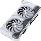 ASUS Dual GeForce RTX™ 4070 White OC Edition 12GB GDDR6X (PCIe 4.0, 12GB GDDR6X, DLSS 3, HDMI 2.1, DisplayPort 1.4a, 2.56-Slot Design, Axial-tech Fan Design, 0dB Technology, and More)