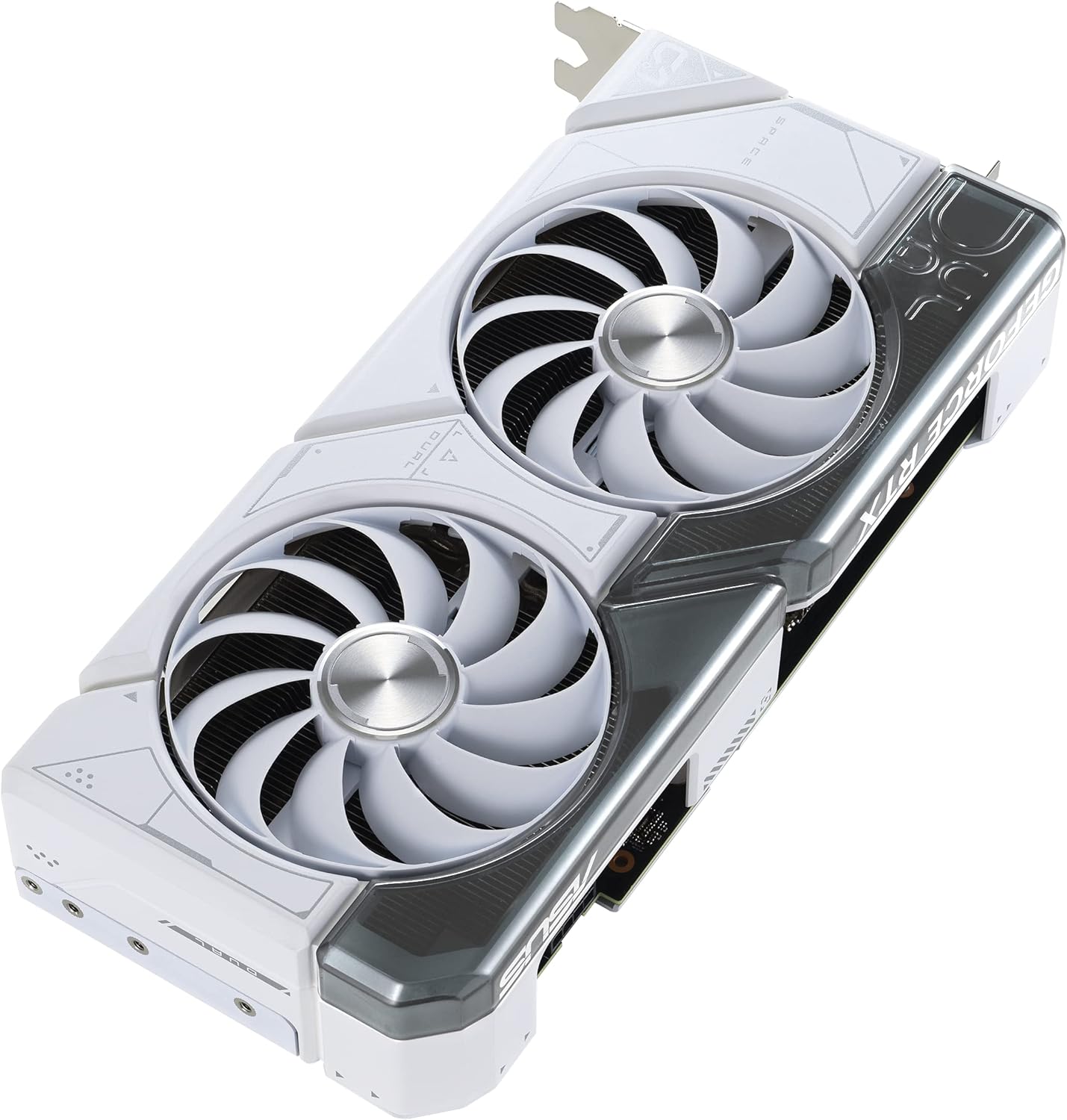 ASUS Dual GeForce RTX™ 4070 White OC Edition 12GB GDDR6X (PCIe 4.0, 12GB GDDR6X, DLSS 3, HDMI 2.1, DisplayPort 1.4a, 2.56-Slot Design, Axial-tech Fan Design, 0dB Technology, and More)